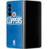 NBA Los Angeles Clippers Distressed Blue Galaxy Z Fold4 5G Skin